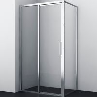 Душевой уголок WasserKRAFT Lopau 120x90 32S07L профиль Хром стекло прозрачное — фото 1, Прямоугольные душевые уголки