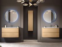 Товар: Зеркало Cezares 80 45053 с подсветкой круглое - фото 6 Зеркало Cezares 80 45053 с подсветкой круглое — фото 6, Мебель для ванной