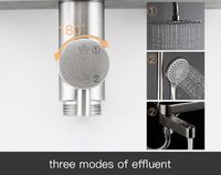 Душевая система Gappo G99-30 G2499-30 Сатин — фото 5, Душевые стойки