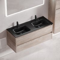 Тумба под раковину Sancos Libra 120 LB120-2EG подвесная Дуб галифакс натуральный — фото 10, Мебель для ванной