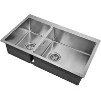 Кухонная мойка ZorG R 78-2-51-R Нержавеющая сталь — фото 1, Кухонные мойки
