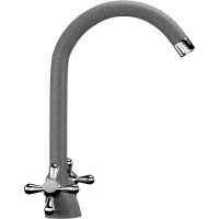 Смеситель для кухни Ulgran Classic U-012-309 Темно-серый — фото 1, Смесители