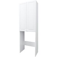 Шкаф пенал 1MarKa Wall Classic 67 У79534 над стиральной машиной Белый глянцевый — фото 1, Пеналы для ванной комнаты