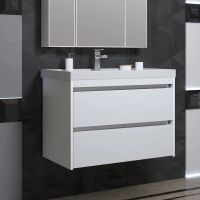 Тумба под раковину Opadiris Фреш 80 00-00007087 подвесная Белая — фото 2, Мебель для ванной