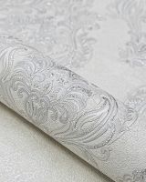 Обои Solo Casablanca SL8870-21 Винил на флизелине (1,06*10) Белый, Дамаск — фото 2, Обои для стен