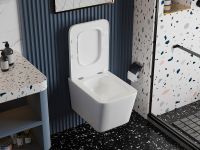 Товар: Унитаз Abber Rechteck AC1201T подвесной с сиденьем Микролифт - фото 7 Унитаз Abber Rechteck AC1201T подвесной с сиденьем Микролифт — фото 7, Унитазы