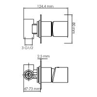 Товар: Смеситель для душа WasserKRAFT Elbe Черный арт-7452 - фото 2 Смеситель для душа WasserKRAFT Elbe Черный арт-7452 — фото 2, Смеситель для душа