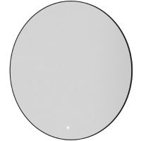 Зеркало Boheme Modern 80 545-80-B с подсветкой Черное с сенсорным выключателем и подогревом — фото 1, Мебель для ванной