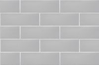 Керамическая плитка Incolor Brick 28 Light Grey (SP3) С0005013 настенная 8,4x28,3 см — фото 1, Керамическая плитка
