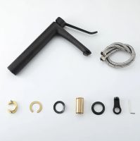 Смеситель для раковины Gappo G21-6 G1021-26 Черный матовый — фото 13, Смесители