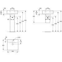 Раковина Ideal Standard Connect Cube 40 E803301 Euro White — фото 4, Раковины накладные
