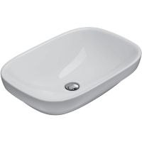 Раковина-чаша Globo Genesis 60 GE042.BI*0 Белая — фото 1, Раковины накладные