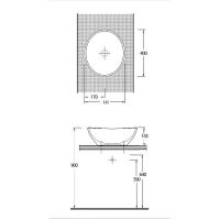 Товар: Раковина-чаша beWash Ontario 40 35381001 Белый глянец - фото 3 Раковина-чаша beWash Ontario 40 35381001 Белый глянец — фото 3, Раковины