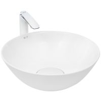 Раковина-чаша WeltWasser Elbach 3132 43 10000004566 Белый глянец — фото 1, Раковины накладные