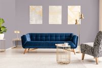 Обои Hygge 77 Colors C9 04 Флизелин (1*10,05) Серый/Сиреневый, Однотонные — фото 2, Обои для стен