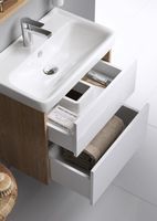 Тумба под раковину Aqwella Сити 50 CI0105DK Дуб канадский — фото 4, Мебель для ванной