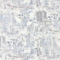 Товар: Обои Solo Blooming City SL8627-22 Винил на флизелине (1,06*10) Голубой/Серый, Город/Цветы - фото 1 Обои Solo Blooming City SL8627-22 Винил на флизелине (1,06*10) Голубой/Серый, Город/Цветы — фото 1, Обои для стен