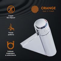 Товар: Смеситель для раковины Orange Push M01-921cr Хром - фото 6 Смеситель для раковины Orange Push M01-921cr Хром — фото 6, Смесители