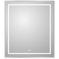 Зеркало BelBagno Kraft 70 SPC-KRAFT-700-800-LED-TCH-WARM с подсветкой Сатин с сенсорным выключателем и подогревом — фото 1, Зеркала в ванную комнату