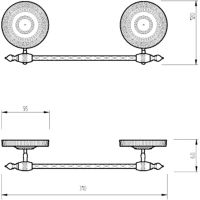 Товар: Полотенцедержатель Migliore Montecarlo 31779 Бронза - фото 2 Полотенцедержатель Migliore Montecarlo 31779 Бронза — фото 2, Полотенцедержатели