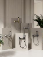 Гигиенический душ со смесителем Splenka S99.51.07 Серый матовый — фото 2, Гигиенические души