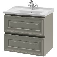 Тумба под раковину Caprigo Ponza 70 13520-030.000.00.20 подвесная Серая матовая — фото 1, Мебель для ванной