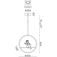 Товар: Подвесной светильник Artelamp Paradise A6065SP-1WH Белый - фото 4 Подвесной светильник Artelamp Paradise A6065SP-1WH Белый — фото 4, Подвесные светильники
