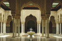 Фреска Ortograf Восток 3494 Фактура флок FLK Флизелин (4*2,7) Бежевый, Архитектура — фото 2, Фрески