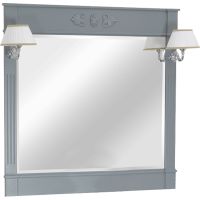 Зеркало Migliore Kantri 120 26747 Антрацит — фото 1, Зеркала в ванную комнату