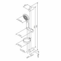 Душевой гарнитур AM.PM Inspire V2.0 F0150A000 Хром — фото 8, Душевые гарнитуры