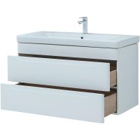 Товар: Тумба с раковиной Aquanet София 105 274196 подвесная Белый глянец - фото 5 Тумба с раковиной Aquanet София 105 274196 подвесная Белый глянец — фото 5, Тумбы с раковиной