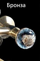 Смеситель для душа Boheme Flora 314-FL Бронза — фото 4, Смесители