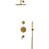 Товар: Душевая система Whitecross Y brushed gold YSET07GLB Брашированное золото - фото 2 Душевая система Whitecross Y brushed gold YSET07GLB Брашированное золото — фото 2, Душевое оборудование. Душевая программа