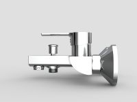 Смеситель для ванны GPD Solus MBB55 Хром — фото 3, Смесители