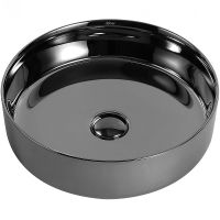 Раковина-чаша Abber Bequem 40 AC2109GS Серебро — фото 1, Раковины