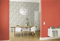 Обои RASCH Garden 330113 Винил на флизелине (0,53*10,05) Красный, Однотонные/Рогожка — фото 6, Обои для стен