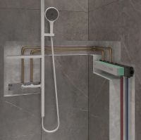 Товар: Смеситель для душа Hansgrohe RainSelect 15380700 с термостатом Белый матовый - фото 9 Смеситель для душа Hansgrohe RainSelect 15380700 с термостатом Белый матовый — фото 9, Смесители