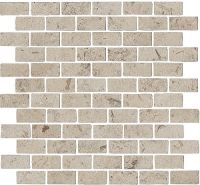 Декор Kerama Marazzi Про Лаймстоун Антика 1 мозаичный бежевый матовый MBD013 30х32 см — фото 1, Керамогранит