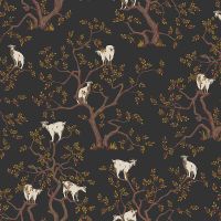 Обои LOYMINA Origins ALS5 011 Винил на флизелине (1*10,05) Коричневый/Розовый, Деревья/Животные — фото 1, Обои для стен