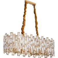 Люстра Divinare Medea 1684/01 SP-10 Прозрачная Золото — фото 1, Люстры