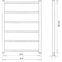 Товар: Водяной полотенцесушитель EWRIKA Сафо P 80х50 Хром - фото 8 Водяной полотенцесушитель EWRIKA Сафо P 80х50 Хром — фото 8, Водяные полотенцесушители