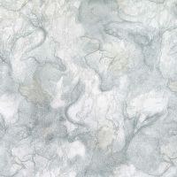 Обои Solo Disco E202007 Винил на флизелине (1,06*10) Серый/Серебряный/Бирюзовый, Мрамор — фото 1, Обои для стен