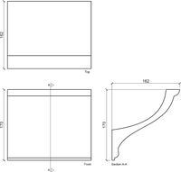 Карниз гибкий Европласт 1.50.222 2000x170x162 мм — фото 3, Карнизы