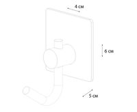 Крючок Fixsen Equipment FX-560B Черный — фото 4, Крючки для полотенец