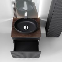 Зеркало Jorno Strong 57 Str.02.57/P/A с подсветкой с бесконтактным выключателем — фото 4, Зеркала в ванную комнату