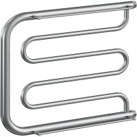 Водяной полотенцесушитель Ника Econ ПМ 60/100 с полкой Хром — фото 1, Водяные полотенцесушители