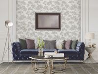 Обои Alessandro Allori Four Seasons 1602-9 Винил на флизелине (1,06*10) Синий/Золото, Деревья — фото 2, Обои для стен