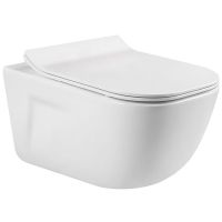 Унитаз Vincea Idea Rimless VT1-33 подвесной с сиденьем Микролифт — фото 1, Подвесные унитазы