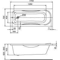 Товар: Акриловая ванна Santek Тенерифе 170x70 1WH302207 без гидромассажа - фото 3 Акриловая ванна Santek Тенерифе 170x70 1WH302207 без гидромассажа — фото 3, Акриловые ванны