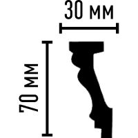 Товар: Карниз Decomaster 95214 2400x70x30 мм - фото 2 Карниз Decomaster 95214 2400x70x30 мм — фото 2, Карнизы